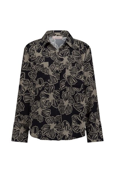 Studio Anneloes | Ragna flower satin blouse